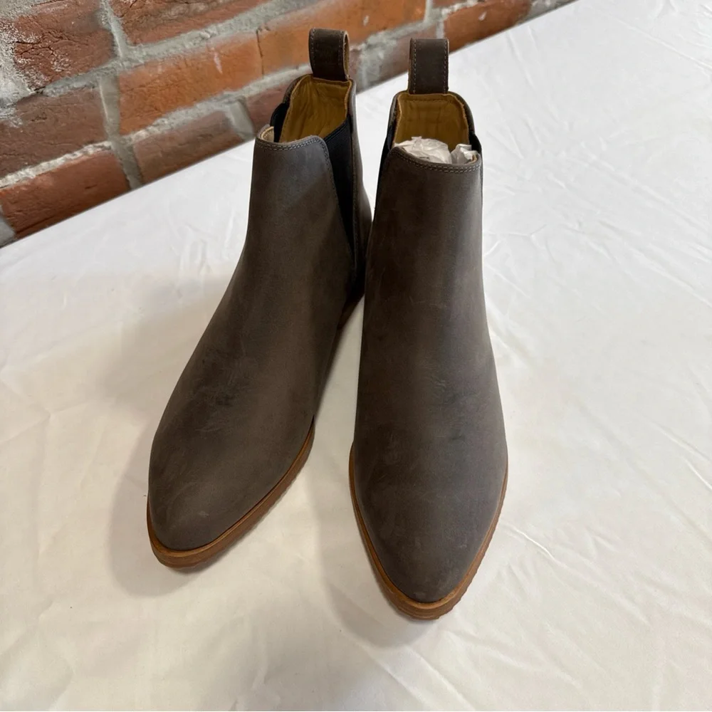 Gray Chelsea Ankle Boots‎ Nisolo